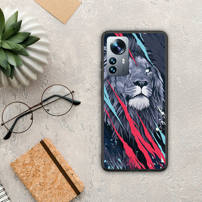 PopArt Lion Designer - Xiaomi 12 Pro θήκη