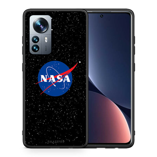 Θήκη Xiaomi 12 Pro NASA PopArt από τη Smartfits με σχέδιο στο πίσω μέρος και μαύρο περίβλημα | Xiaomi 12 Pro NASA PopArt case with colorful back and black bezels