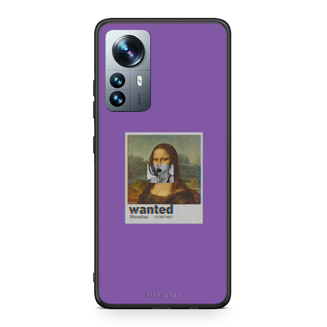 4 - Xiaomi 12 Pro Monalisa Popart case, cover, bumper