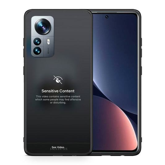 Θήκη Xiaomi 12 Pro Sensitive Content από τη Smartfits με σχέδιο στο πίσω μέρος και μαύρο περίβλημα | Xiaomi 12 Pro Sensitive Content case with colorful back and black bezels