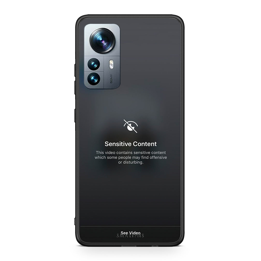 Xiaomi 12 Pro Sensitive Content θήκη από τη Smartfits με σχέδιο στο πίσω μέρος και μαύρο περίβλημα | Smartphone case with colorful back and black bezels by Smartfits