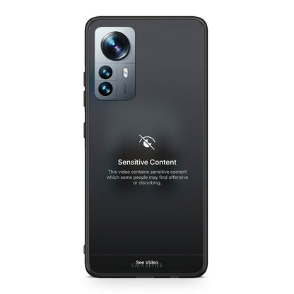 Xiaomi 12 Pro Sensitive Content θήκη από τη Smartfits με σχέδιο στο πίσω μέρος και μαύρο περίβλημα | Smartphone case with colorful back and black bezels by Smartfits