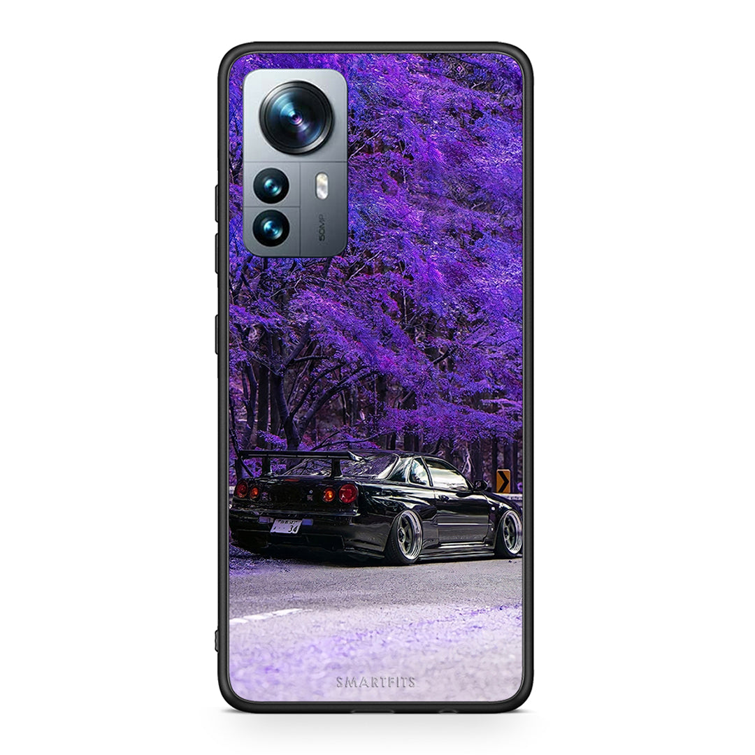 Xiaomi 12 Pro Super Car Θήκη Αγίου Βαλεντίνου από τη Smartfits με σχέδιο στο πίσω μέρος και μαύρο περίβλημα | Smartphone case with colorful back and black bezels by Smartfits