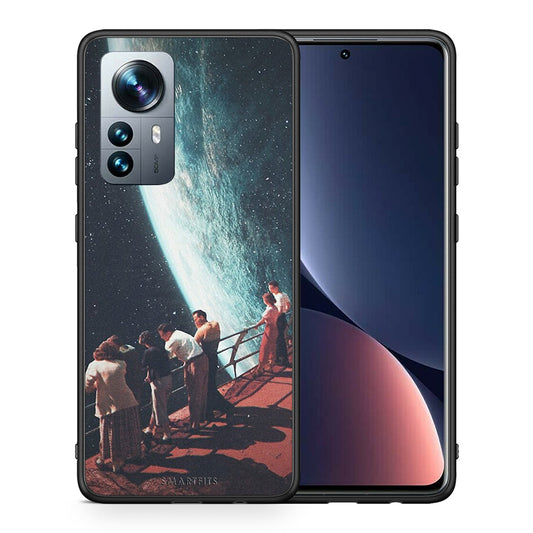 Θήκη Xiaomi 12 Pro Surreal View από τη Smartfits με σχέδιο στο πίσω μέρος και μαύρο περίβλημα | Xiaomi 12 Pro Surreal View case with colorful back and black bezels