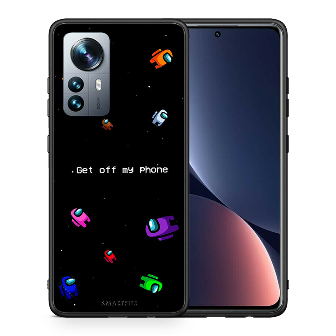 Θήκη Xiaomi 12 Pro AFK Text από τη Smartfits με σχέδιο στο πίσω μέρος και μαύρο περίβλημα | Xiaomi 12 Pro AFK Text case with colorful back and black bezels