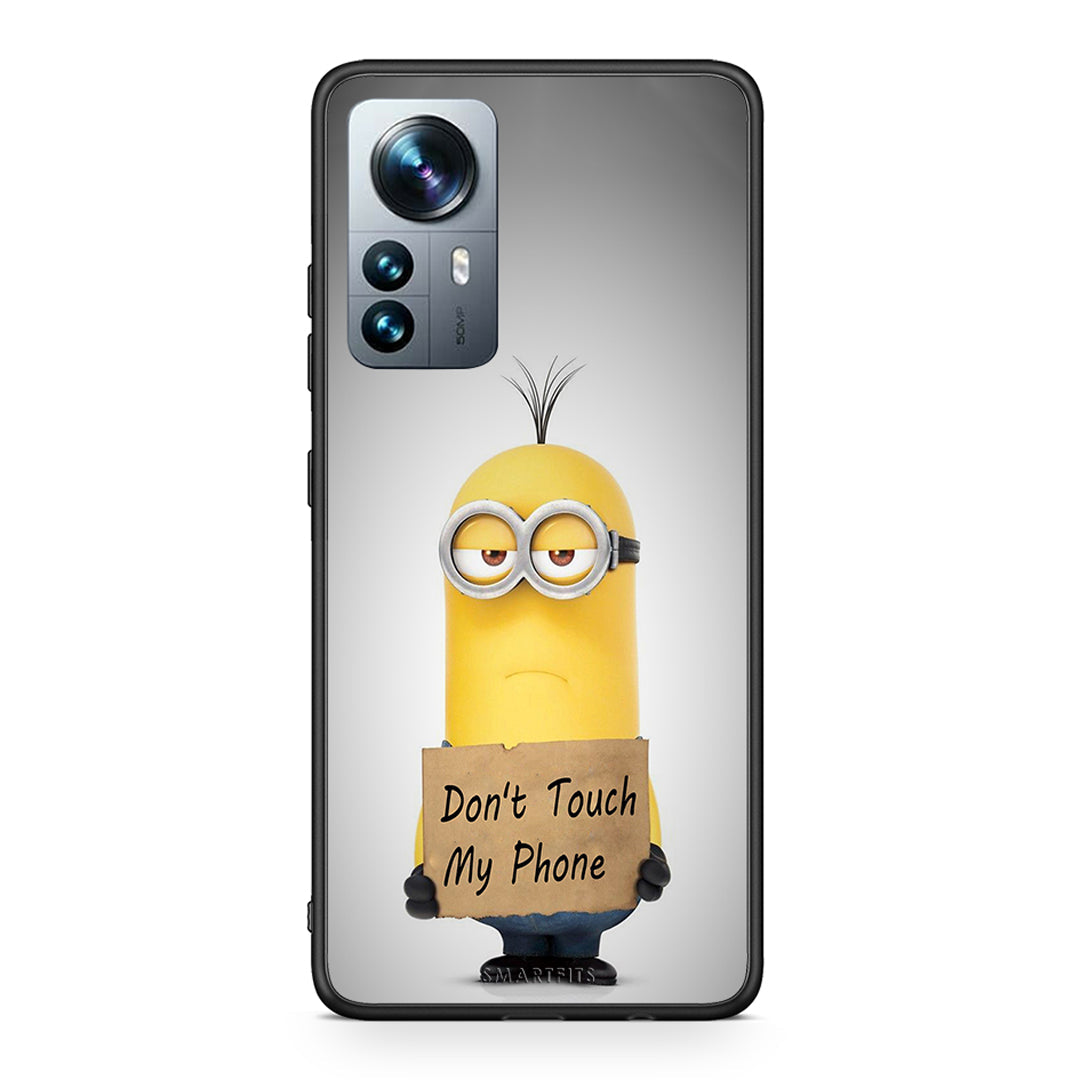 4 - Xiaomi 12 Pro Minion Text case, cover, bumper