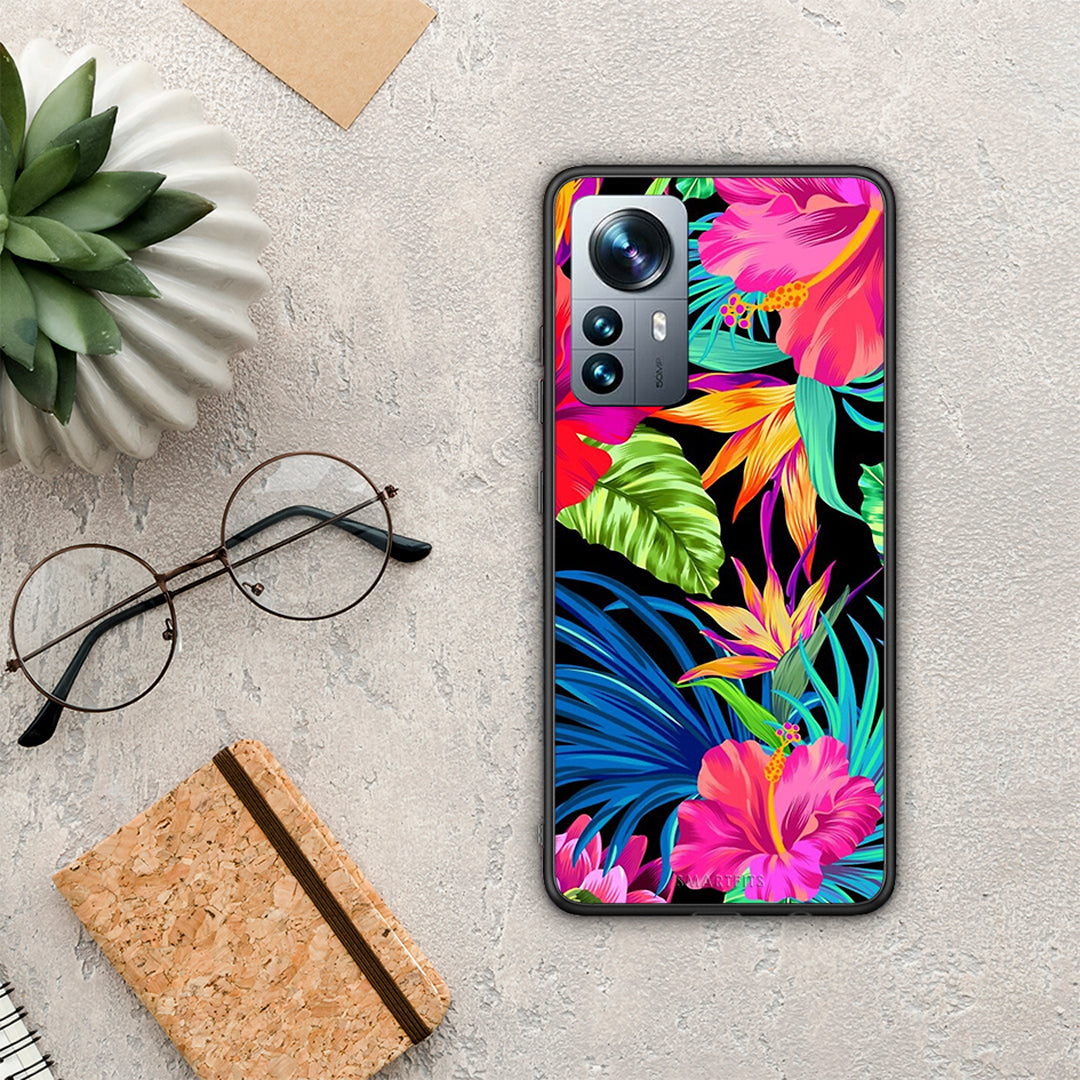 Tropical Flowers - Xiaomi 12 Pro θήκη