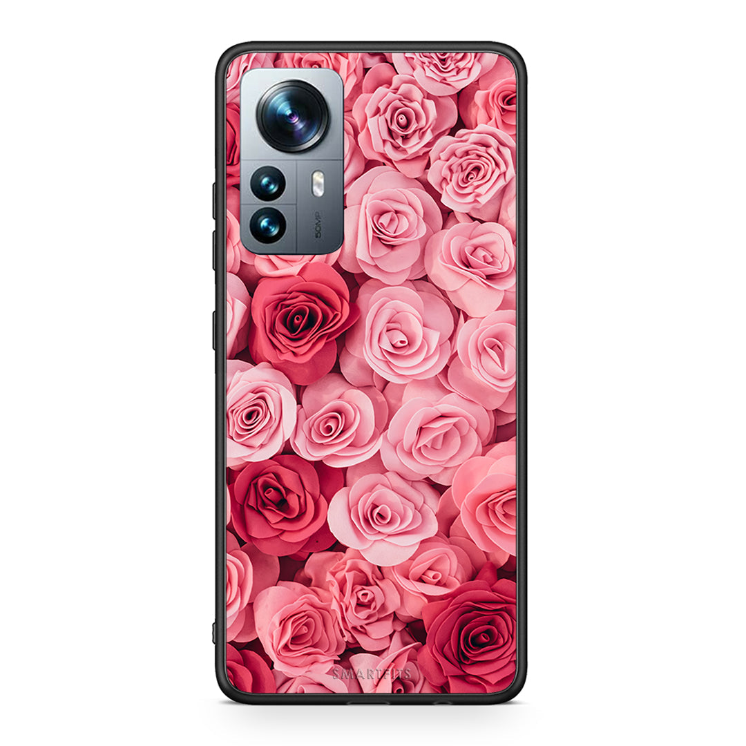4 - Xiaomi 12 Pro RoseGarden Valentine case, cover, bumper