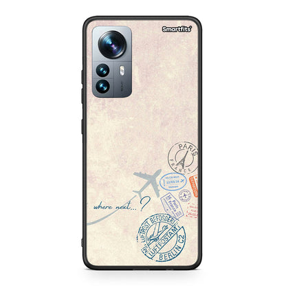 Xiaomi 12 Pro Where Next θήκη από τη Smartfits με σχέδιο στο πίσω μέρος και μαύρο περίβλημα | Smartphone case with colorful back and black bezels by Smartfits