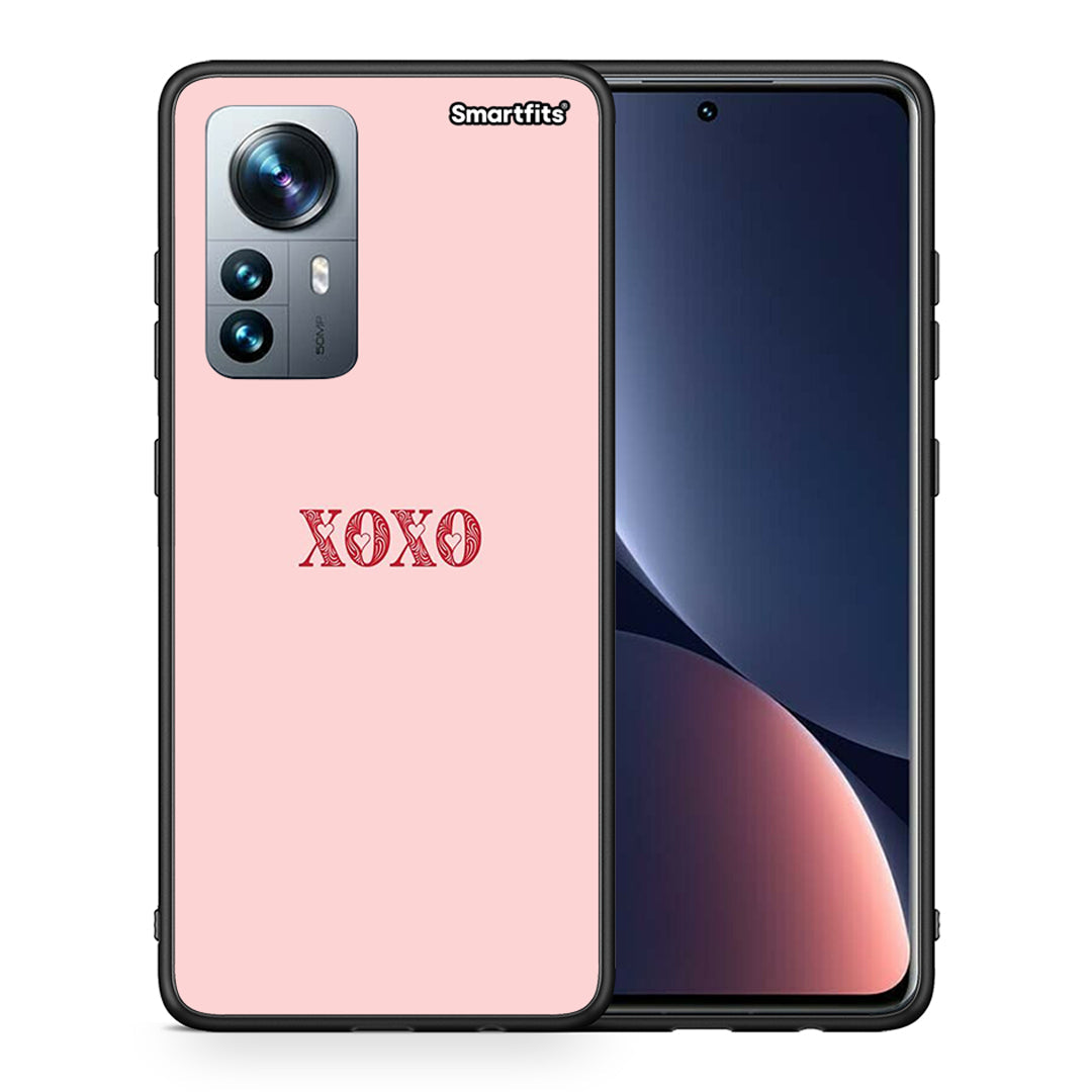 Θήκη Xiaomi 12 Pro XOXO Love από τη Smartfits με σχέδιο στο πίσω μέρος και μαύρο περίβλημα | Xiaomi 12 Pro XOXO Love case with colorful back and black bezels