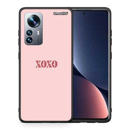 Θήκη Xiaomi 12 Pro XOXO Love από τη Smartfits με σχέδιο στο πίσω μέρος και μαύρο περίβλημα | Xiaomi 12 Pro XOXO Love case with colorful back and black bezels