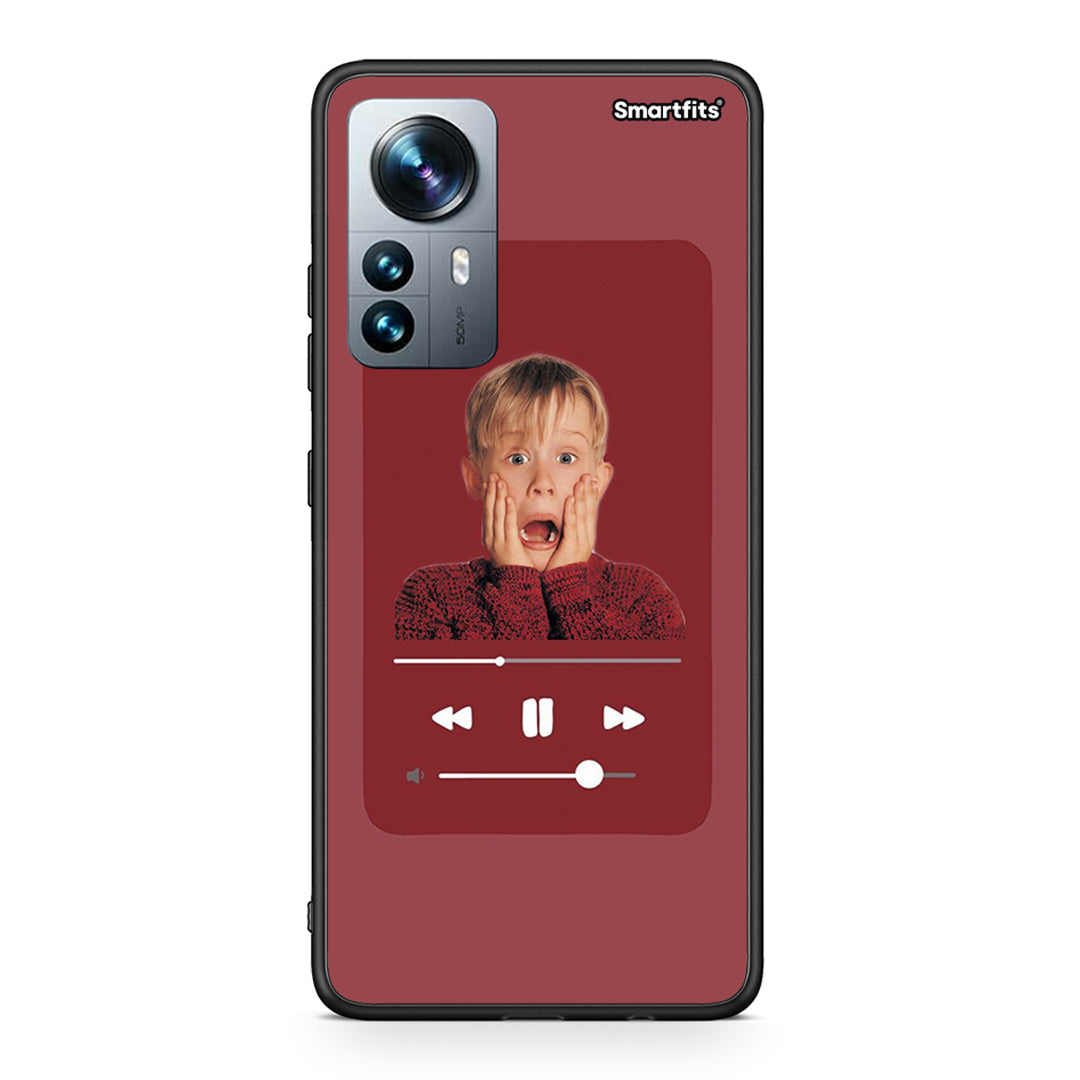 Xiaomi 12 Pro Xmas Alone Music θήκη από τη Smartfits με σχέδιο στο πίσω μέρος και μαύρο περίβλημα | Smartphone case with colorful back and black bezels by Smartfits