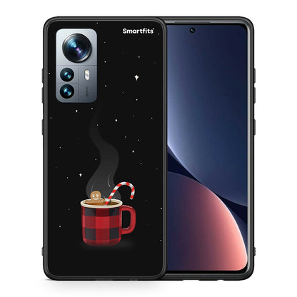 Θήκη Xiaomi 12 Pro Xmas Bathing από τη Smartfits με σχέδιο στο πίσω μέρος και μαύρο περίβλημα | Xiaomi 12 Pro Xmas Bathing case with colorful back and black bezels