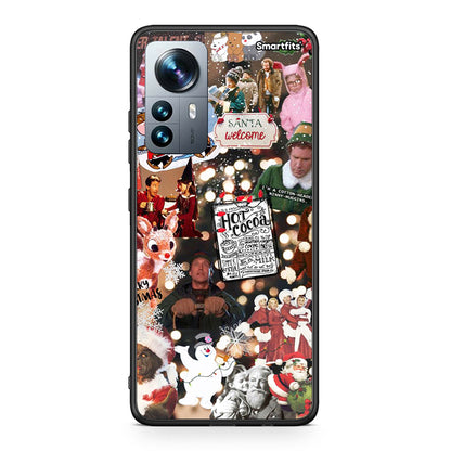 Xiaomi 12 Pro Xmas Movies θήκη από τη Smartfits με σχέδιο στο πίσω μέρος και μαύρο περίβλημα | Smartphone case with colorful back and black bezels by Smartfits
