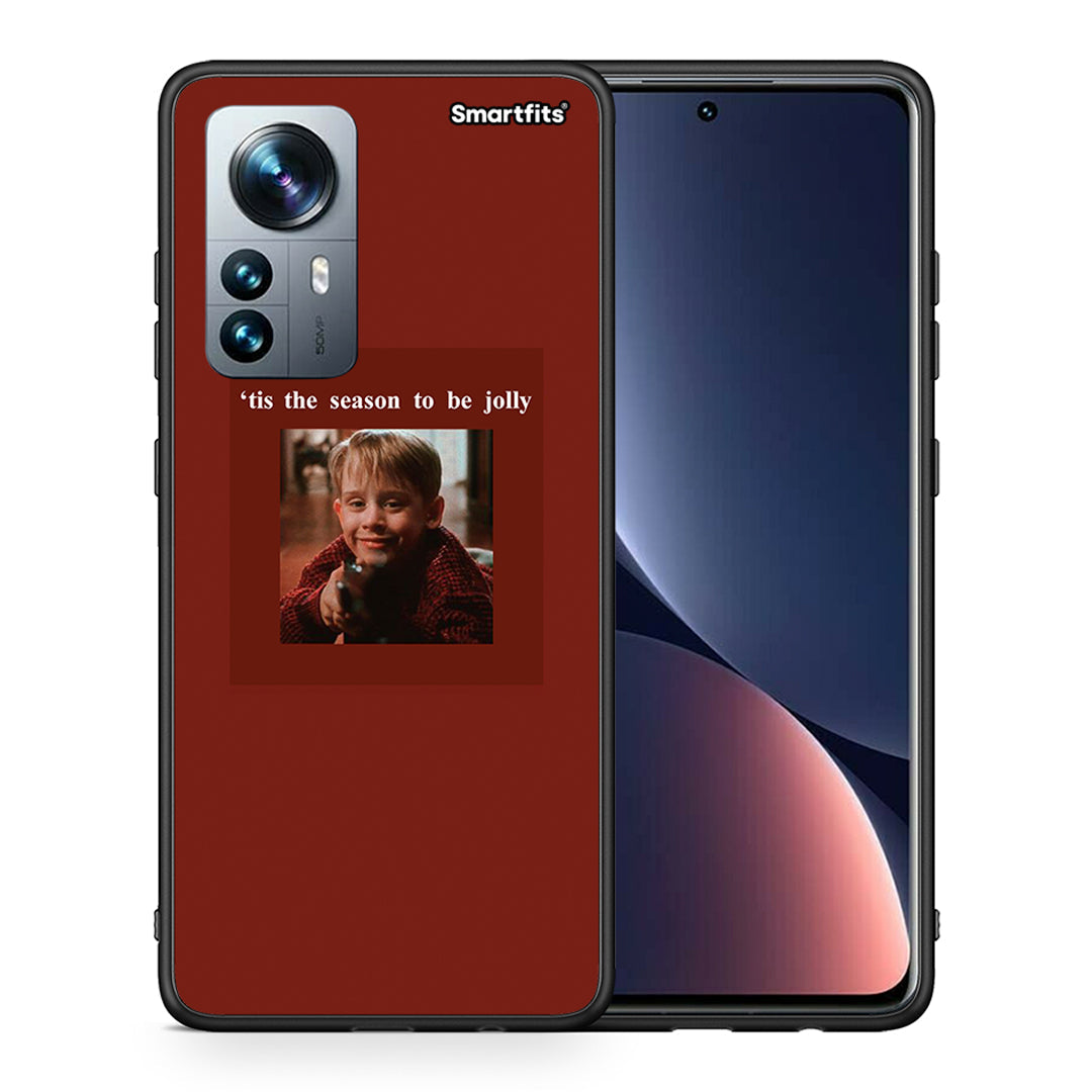 Θήκη Xiaomi 12 Pro Xmas Ultimate Spirit από τη Smartfits με σχέδιο στο πίσω μέρος και μαύρο περίβλημα | Xiaomi 12 Pro Xmas Ultimate Spirit case with colorful back and black bezels