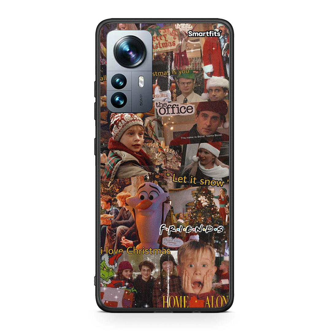 Xiaomi 12 Pro Xmas Wishes θήκη από τη Smartfits με σχέδιο στο πίσω μέρος και μαύρο περίβλημα | Smartphone case with colorful back and black bezels by Smartfits