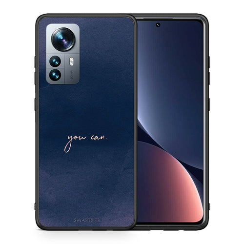 Θήκη Xiaomi 12 Pro You Can από τη Smartfits με σχέδιο στο πίσω μέρος και μαύρο περίβλημα | Xiaomi 12 Pro You Can case with colorful back and black bezels