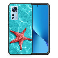 Thumbnail for Θήκη Xiaomi 12 / 12X 5G Red Starfish από τη Smartfits με σχέδιο στο πίσω μέρος και μαύρο περίβλημα | Xiaomi 12 / 12X 5G Red Starfish case with colorful back and black bezels