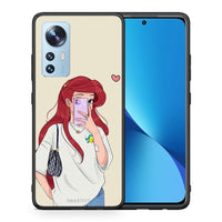 Thumbnail for Θήκη Xiaomi 12 / 12X 5G Walking Mermaid από τη Smartfits με σχέδιο στο πίσω μέρος και μαύρο περίβλημα | Xiaomi 12 / 12X 5G Walking Mermaid case with colorful back and black bezels
