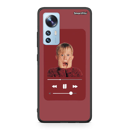 Xiaomi 12/12X 5G Xmas Alone Music θήκη από τη Smartfits με σχέδιο στο πίσω μέρος και μαύρο περίβλημα | Smartphone case with colorful back and black bezels by Smartfits