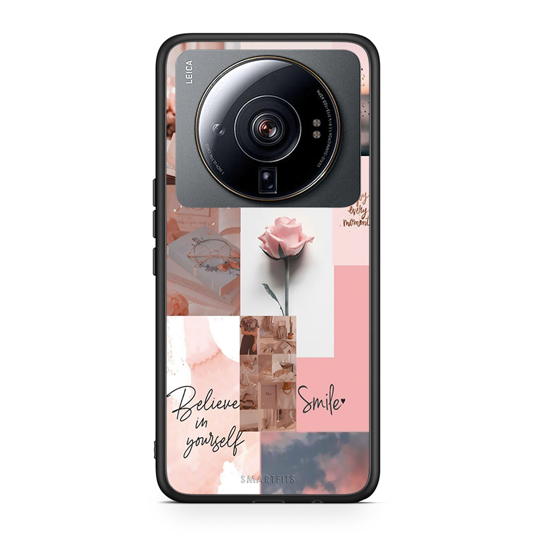 Xiaomi 12S Ultra Aesthetic Collage θήκη από τη Smartfits με σχέδιο στο πίσω μέρος και μαύρο περίβλημα | Smartphone case with colorful back and black bezels by Smartfits