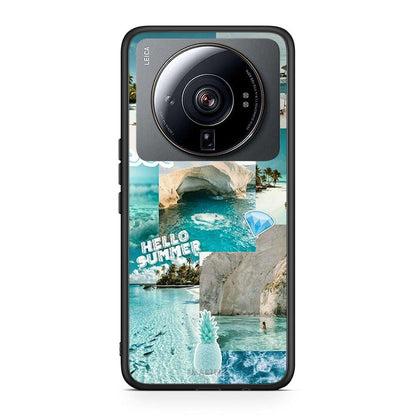 Xiaomi 12S Ultra Aesthetic Summer Θήκη από τη Smartfits με σχέδιο στο πίσω μέρος και μαύρο περίβλημα | Smartphone case with colorful back and black bezels by Smartfits