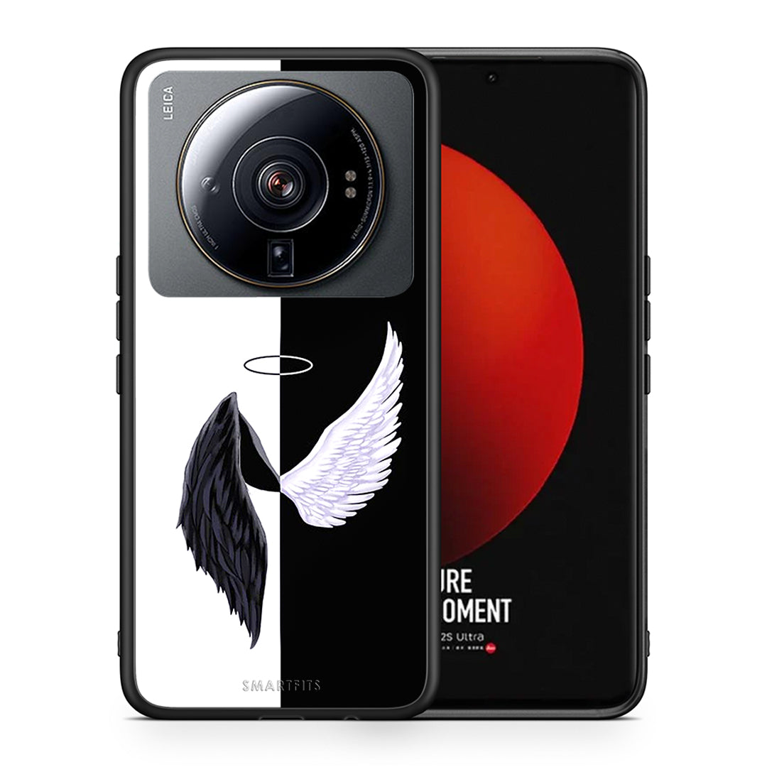 Θήκη Xiaomi 12S Ultra Angels Demons από τη Smartfits με σχέδιο στο πίσω μέρος και μαύρο περίβλημα | Xiaomi 12S Ultra Angels Demons case with colorful back and black bezels