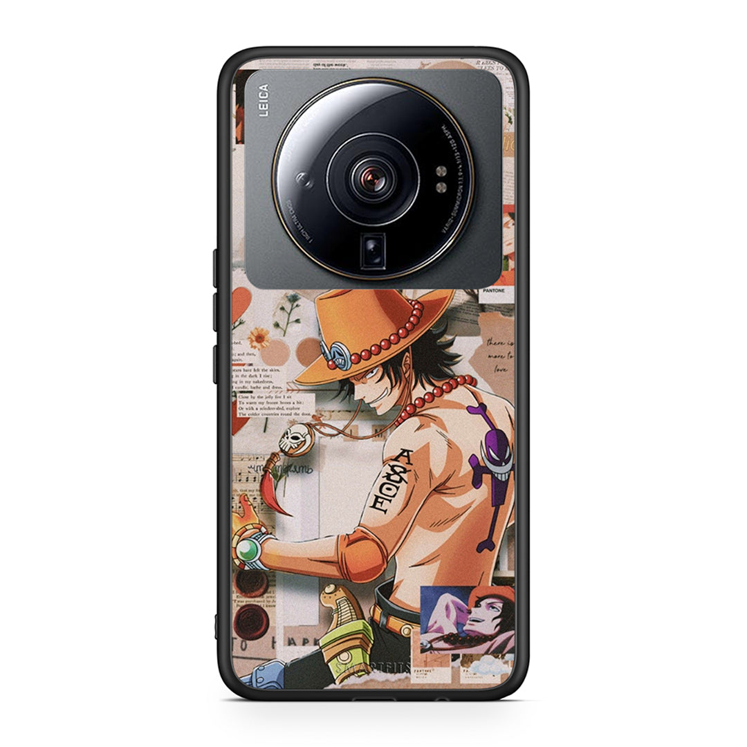 Xiaomi 12S Ultra Anime Collage θήκη από τη Smartfits με σχέδιο στο πίσω μέρος και μαύρο περίβλημα | Smartphone case with colorful back and black bezels by Smartfits