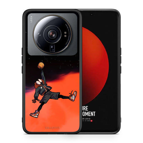 Θήκη Xiaomi 12S Ultra Basketball Hero από τη Smartfits με σχέδιο στο πίσω μέρος και μαύρο περίβλημα | Xiaomi 12S Ultra Basketball Hero case with colorful back and black bezels