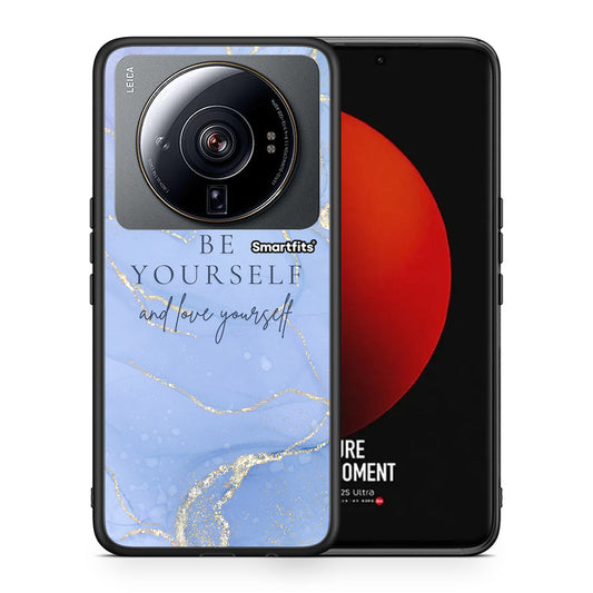 Θήκη Xiaomi 12S Ultra Be Yourself από τη Smartfits με σχέδιο στο πίσω μέρος και μαύρο περίβλημα | Xiaomi 12S Ultra Be Yourself case with colorful back and black bezels