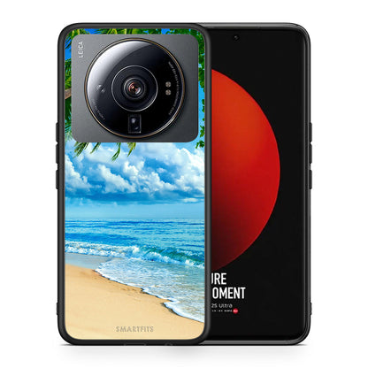 Θήκη Xiaomi 12S Ultra Beautiful Beach από τη Smartfits με σχέδιο στο πίσω μέρος και μαύρο περίβλημα | Xiaomi 12S Ultra Beautiful Beach case with colorful back and black bezels