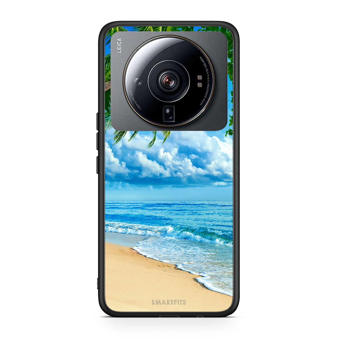 Xiaomi 12S Ultra Beautiful Beach θήκη από τη Smartfits με σχέδιο στο πίσω μέρος και μαύρο περίβλημα | Smartphone case with colorful back and black bezels by Smartfits