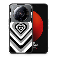 Thumbnail for Θήκη Xiaomi 12S Ultra Black Hearts από τη Smartfits με σχέδιο στο πίσω μέρος και μαύρο περίβλημα | Xiaomi 12S Ultra Black Hearts case with colorful back and black bezels