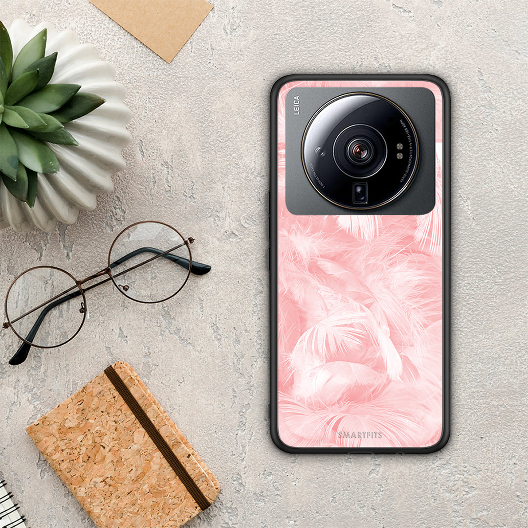 Boho Pink Feather - Xiaomi 12S Ultra θήκη