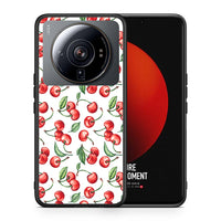 Thumbnail for Θήκη Xiaomi 12S Ultra Cherry Summer από τη Smartfits με σχέδιο στο πίσω μέρος και μαύρο περίβλημα | Xiaomi 12S Ultra Cherry Summer case with colorful back and black bezels