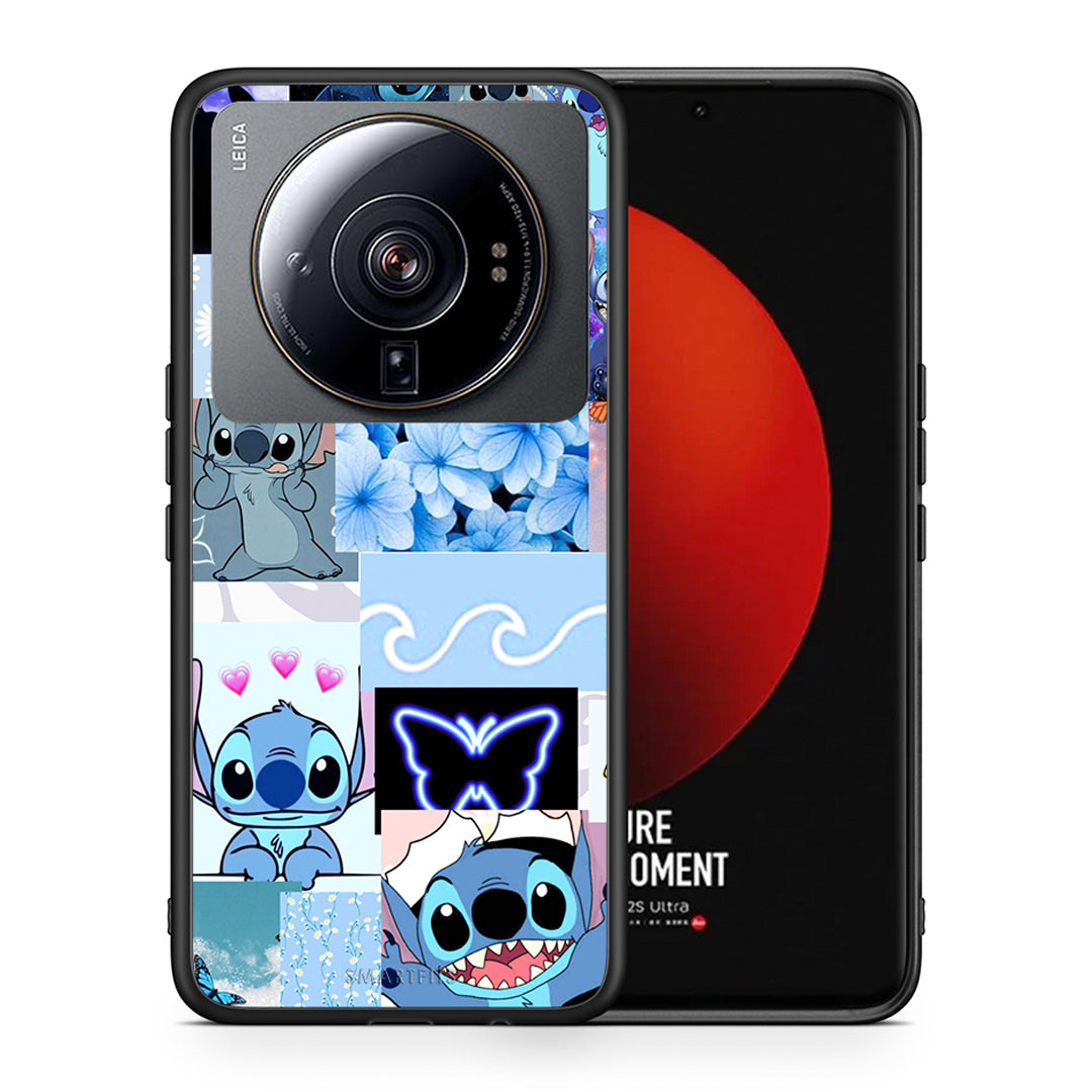 Θήκη Αγίου Βαλεντίνου Xiaomi 12S Ultra Collage Good Vibes από τη Smartfits με σχέδιο στο πίσω μέρος και μαύρο περίβλημα | Xiaomi 12S Ultra Collage Good Vibes case with colorful back and black bezels