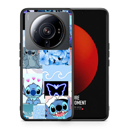 Θήκη Αγίου Βαλεντίνου Xiaomi 12S Ultra Collage Good Vibes από τη Smartfits με σχέδιο στο πίσω μέρος και μαύρο περίβλημα | Xiaomi 12S Ultra Collage Good Vibes case with colorful back and black bezels