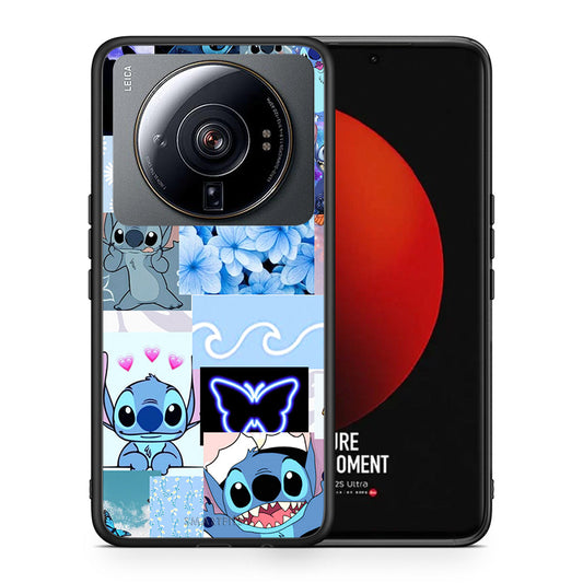 Θήκη Αγίου Βαλεντίνου Xiaomi 12S Ultra Collage Good Vibes από τη Smartfits με σχέδιο στο πίσω μέρος και μαύρο περίβλημα | Xiaomi 12S Ultra Collage Good Vibes case with colorful back and black bezels