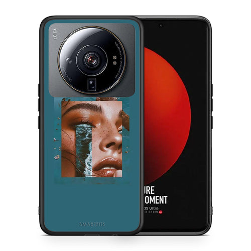 Θήκη Xiaomi 12S Ultra Cry An Ocean από τη Smartfits με σχέδιο στο πίσω μέρος και μαύρο περίβλημα | Xiaomi 12S Ultra Cry An Ocean case with colorful back and black bezels