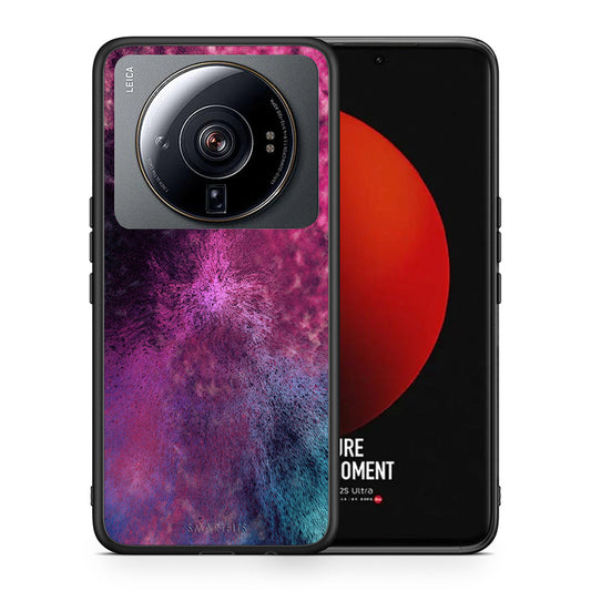 Θήκη Xiaomi 12S Ultra Aurora Galaxy από τη Smartfits με σχέδιο στο πίσω μέρος και μαύρο περίβλημα | Xiaomi 12S Ultra Aurora Galaxy case with colorful back and black bezels