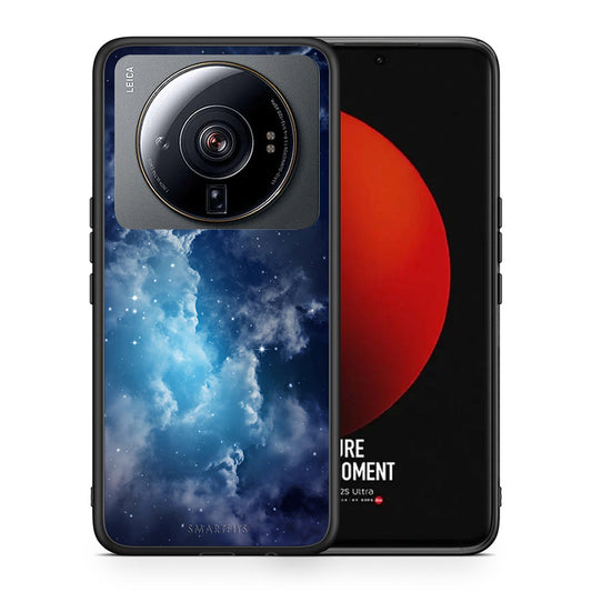 Θήκη Xiaomi 12S Ultra Blue Sky Galaxy από τη Smartfits με σχέδιο στο πίσω μέρος και μαύρο περίβλημα | Xiaomi 12S Ultra Blue Sky Galaxy case with colorful back and black bezels