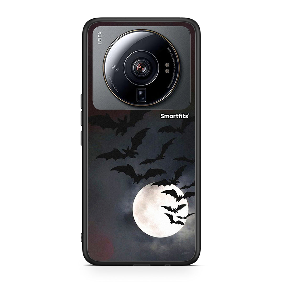 Xiaomi 12S Ultra Halloween Bat Night θήκη από τη Smartfits με σχέδιο στο πίσω μέρος και μαύρο περίβλημα | Smartphone case with colorful back and black bezels by Smartfits