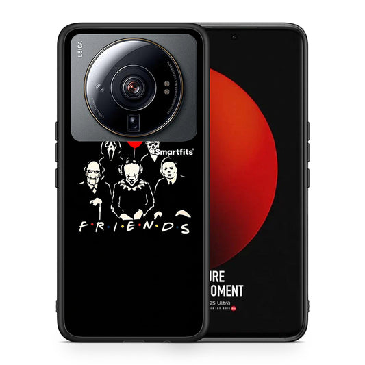 Θήκη Xiaomi 12S Ultra Halloween Friends από τη Smartfits με σχέδιο στο πίσω μέρος και μαύρο περίβλημα | Xiaomi 12S Ultra Halloween Friends case with colorful back and black bezels