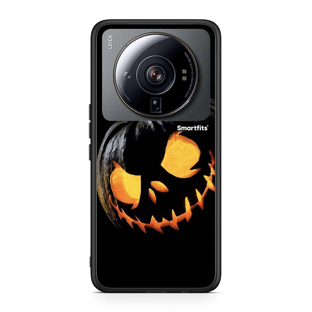 Xiaomi 12S Ultra Halloween Scary Pumpkin θήκη από τη Smartfits με σχέδιο στο πίσω μέρος και μαύρο περίβλημα | Smartphone case with colorful back and black bezels by Smartfits