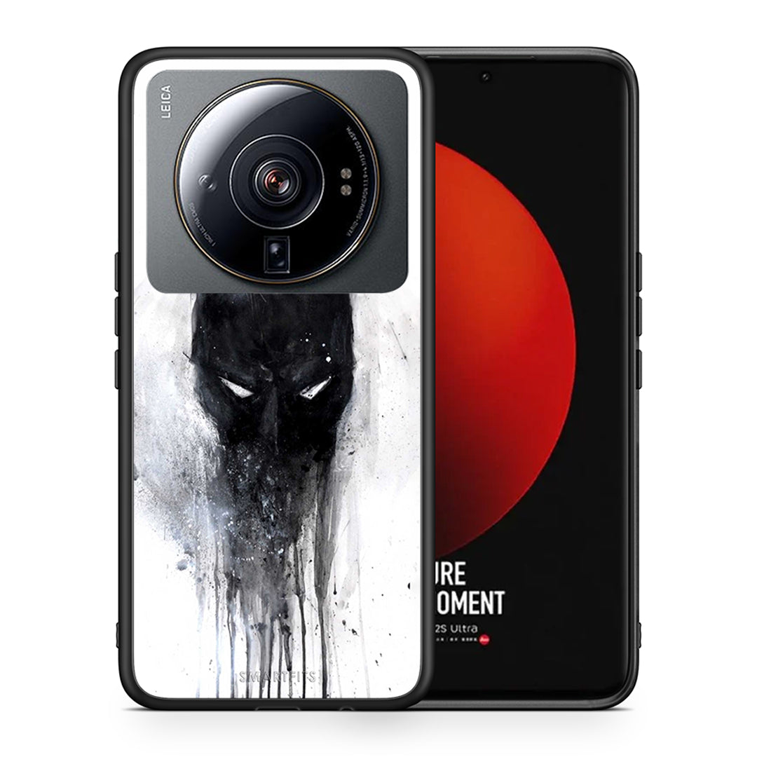 Θήκη Xiaomi 12S Ultra Paint Bat Hero από τη Smartfits με σχέδιο στο πίσω μέρος και μαύρο περίβλημα | Xiaomi 12S Ultra Paint Bat Hero case with colorful back and black bezels