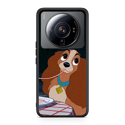 Xiaomi 12S Ultra Lady And Tramp 2 Θήκη Αγίου Βαλεντίνου από τη Smartfits με σχέδιο στο πίσω μέρος και μαύρο περίβλημα | Smartphone case with colorful back and black bezels by Smartfits