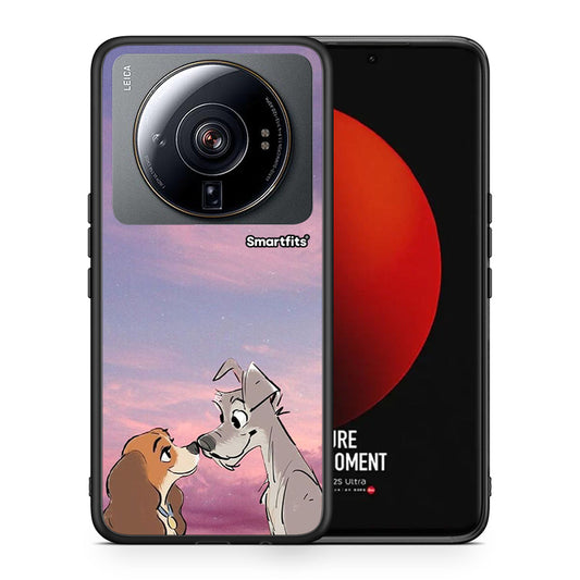 Θήκη Xiaomi 12S Ultra Lady And Tramp από τη Smartfits με σχέδιο στο πίσω μέρος και μαύρο περίβλημα | Xiaomi 12S Ultra Lady And Tramp case with colorful back and black bezels