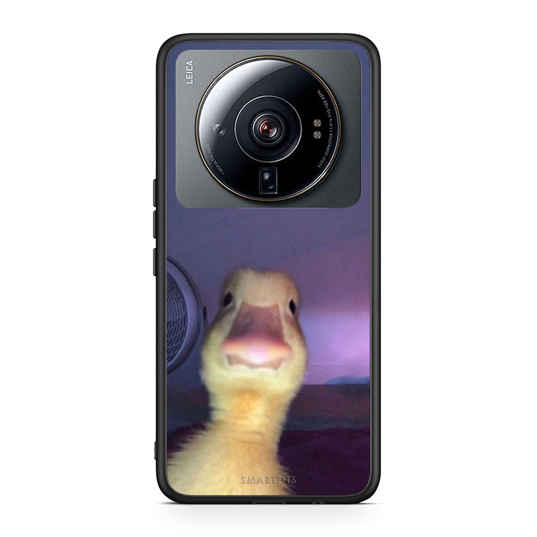 Xiaomi 12S Ultra Meme Duck θήκη από τη Smartfits με σχέδιο στο πίσω μέρος και μαύρο περίβλημα | Smartphone case with colorful back and black bezels by Smartfits