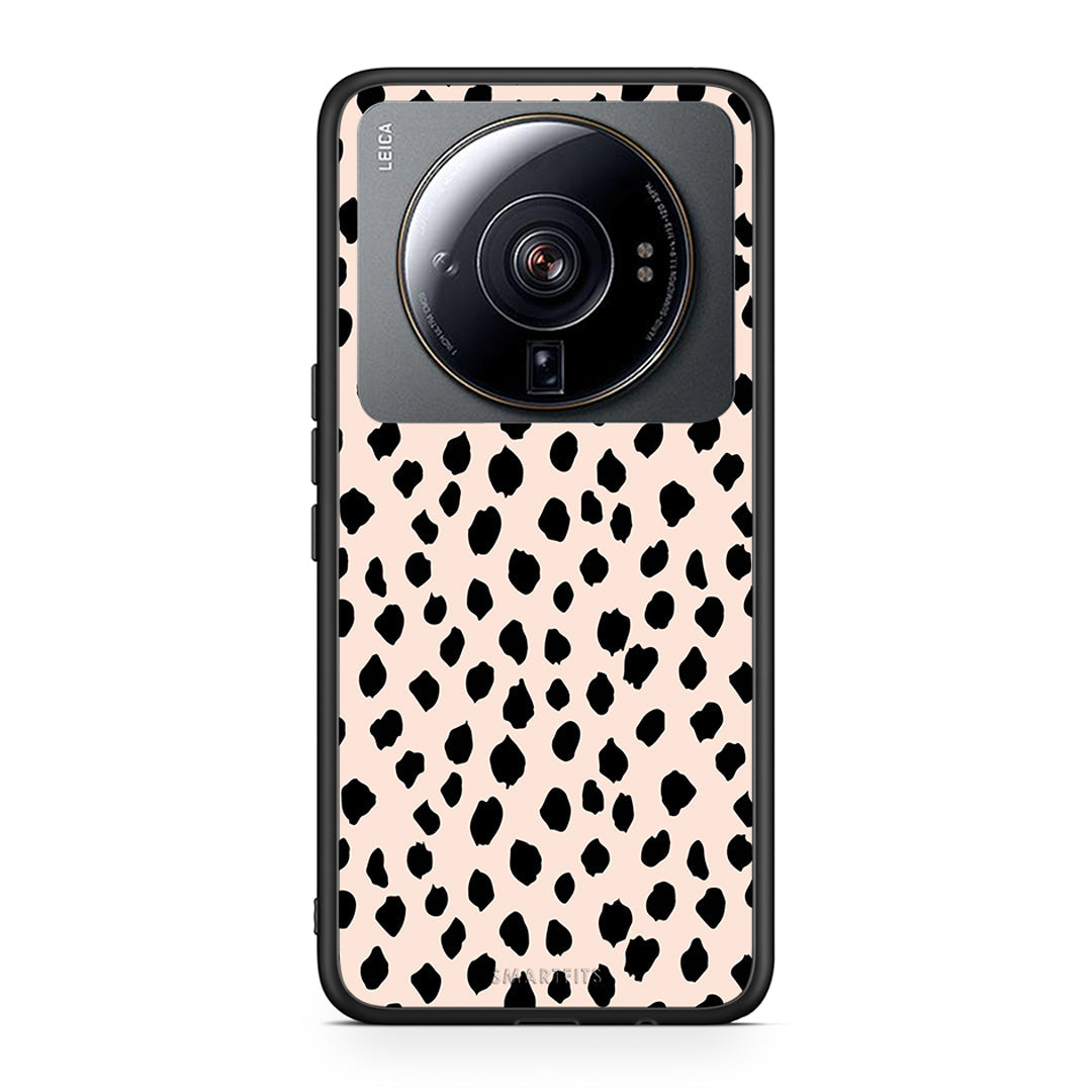 Xiaomi 12S Ultra New Polka Dots θήκη από τη Smartfits με σχέδιο στο πίσω μέρος και μαύρο περίβλημα | Smartphone case with colorful back and black bezels by Smartfits