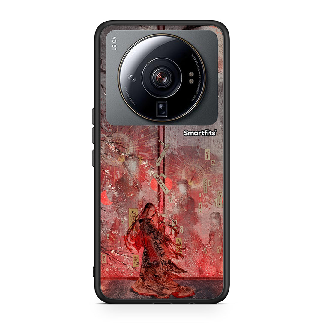 Xiaomi 12S Ultra Nezuko Kamado θήκη από τη Smartfits με σχέδιο στο πίσω μέρος και μαύρο περίβλημα | Smartphone case with colorful back and black bezels by Smartfits